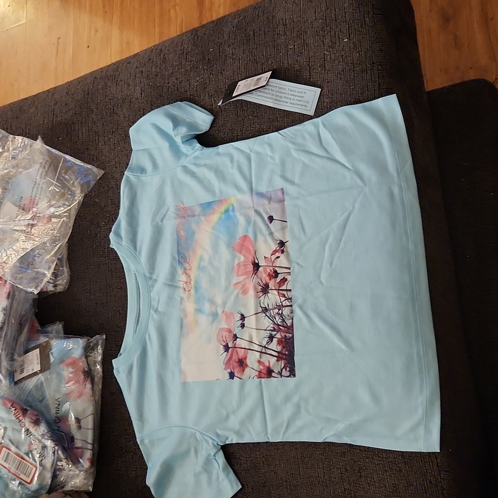 Dreamy teal kids T shirt